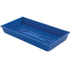 Polypro Endurance Deep Tray (No Holes), Blue &ndash; 24 Count Support Trays