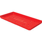 Polypro Shallow Tray (With Holes), Red &ndash; 24 Count Support Trays
