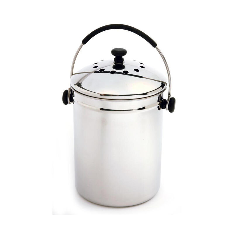 Stainless-Steel &ndash; 4 Qt. Compost Bins & Accessories
