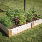 Cedar Raised Garden Bed &ndash; 4' x 8' Raised Beds & Planters