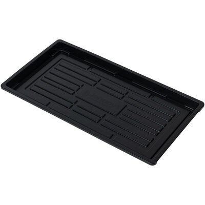 Polypro Endurance Shallow Speed Tray (No Holes), Black &ndash; 4 Count Support Trays