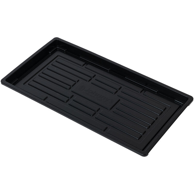 Polypro Endurance Shallow Speed Tray (No Holes), Black &ndash; 4 Count Support Trays