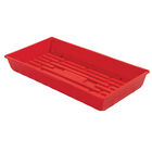 Polypro Endurance Deep Tray (No Holes), Red &ndash; 24 Count Support Trays