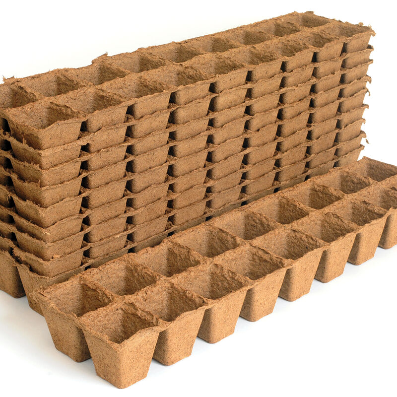 18 Cell Fertil Pots Strip &ndash; 10 Count Biodegradable Pots