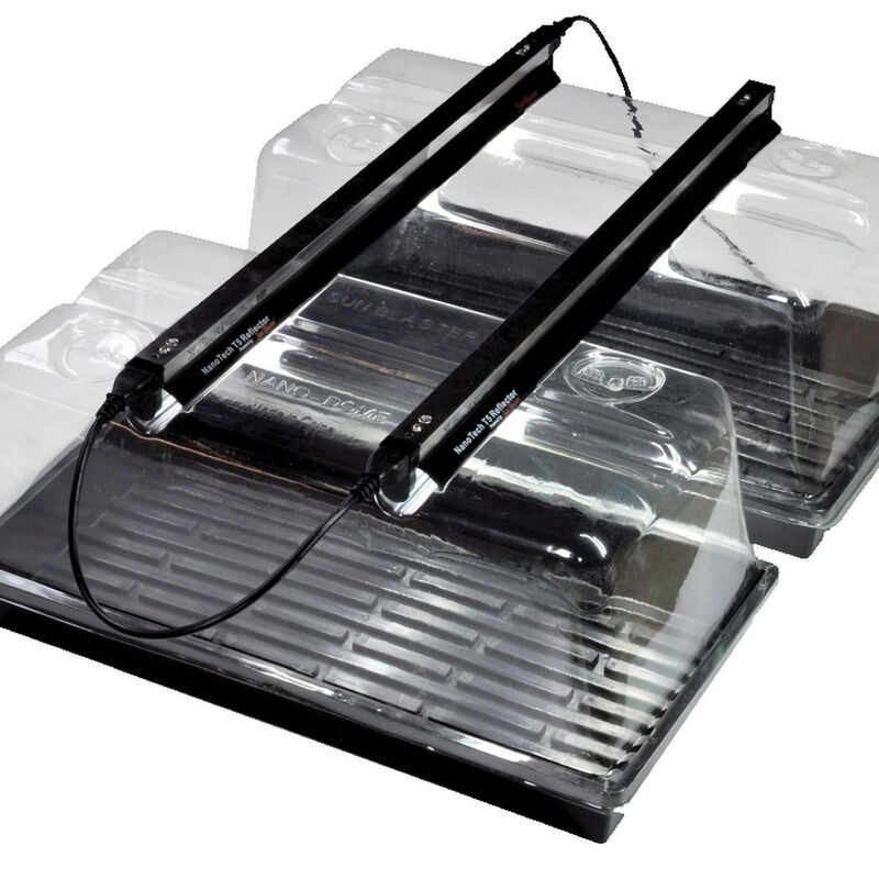 NanoDome &ndash; 5 Count Grow Lights and Carts
