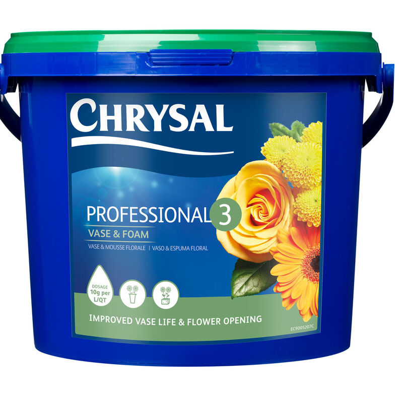 Chrysal Professional 3 Vase Solution &ndash; 10 Lb. Flower Post-Harvest