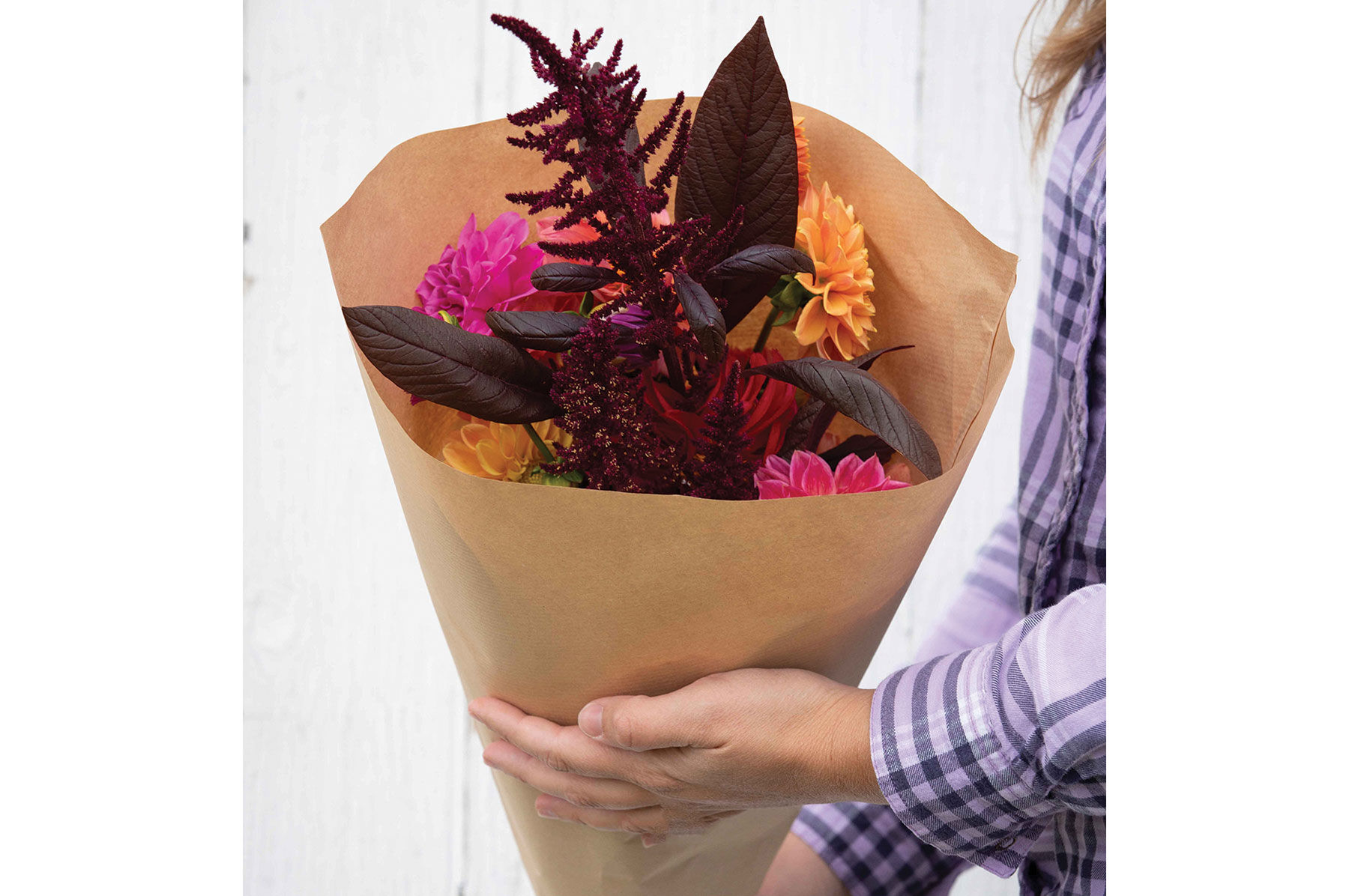 Kraft Paper Cut-Flower Sleeves &ndash; S, 500 Count Flower Post-Harvest