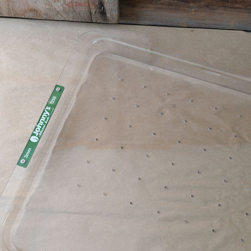 Replacement 72-Hole Tray for Soil Blocks &ndash; 3 mm Holes Drop Seeders