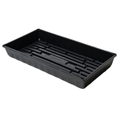 Polypro Endurance Deep Tray (No Holes), Black &ndash; 4 Count Support Trays