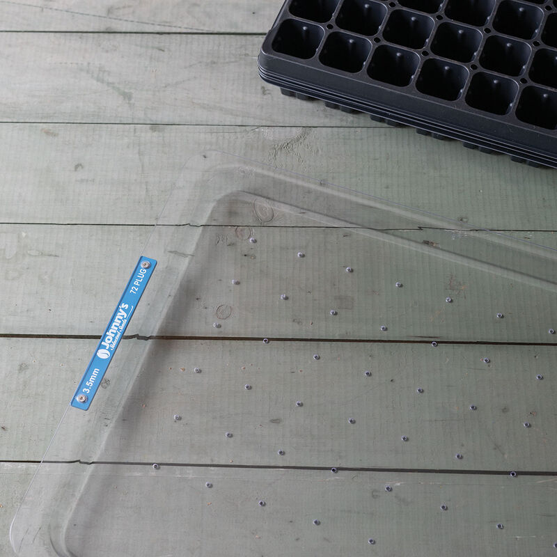72-Hole Tray for Plug Trays &ndash; 3.5 mm Holes Drop Seeders