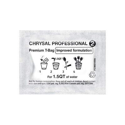 Chrysal Professional 2 Transport & Display T-Bags &ndash; 200 Count Flower Post-Harvest