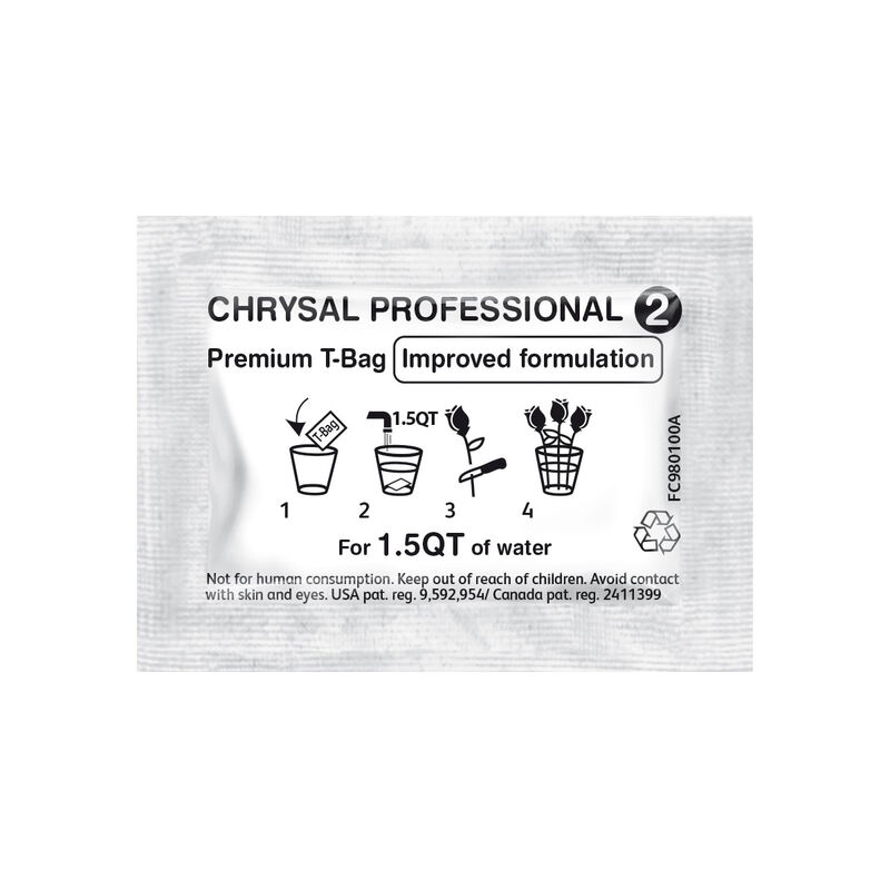 Chrysal Professional 2 Transport & Display T-Bags &ndash; 200 Count Flower Post-Harvest