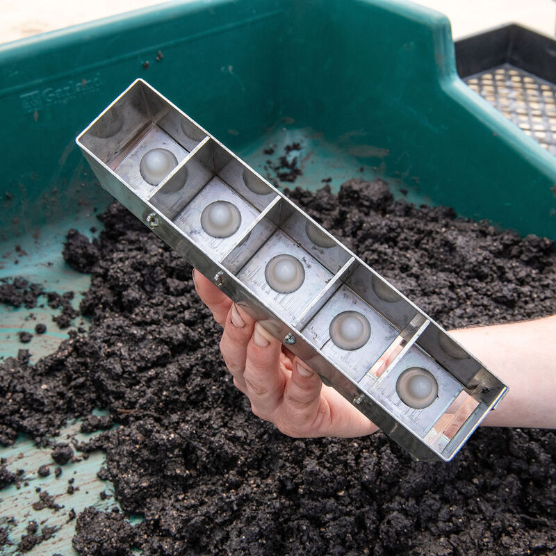 5-Cell Handheld Soil Blocker Soil Blocking
