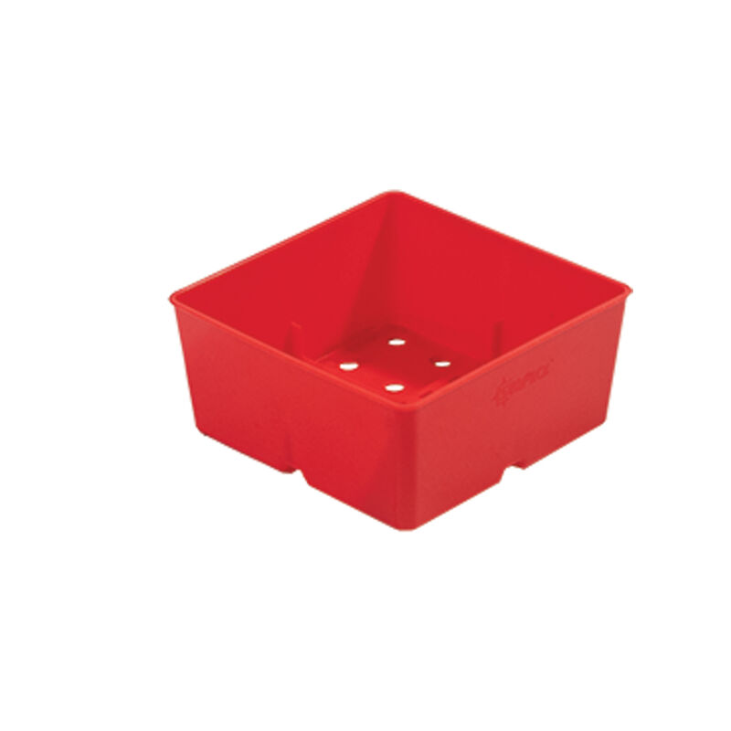 Polypro 5x5 Insert Pots &ndash; Red, 8 Count Plastic Pots