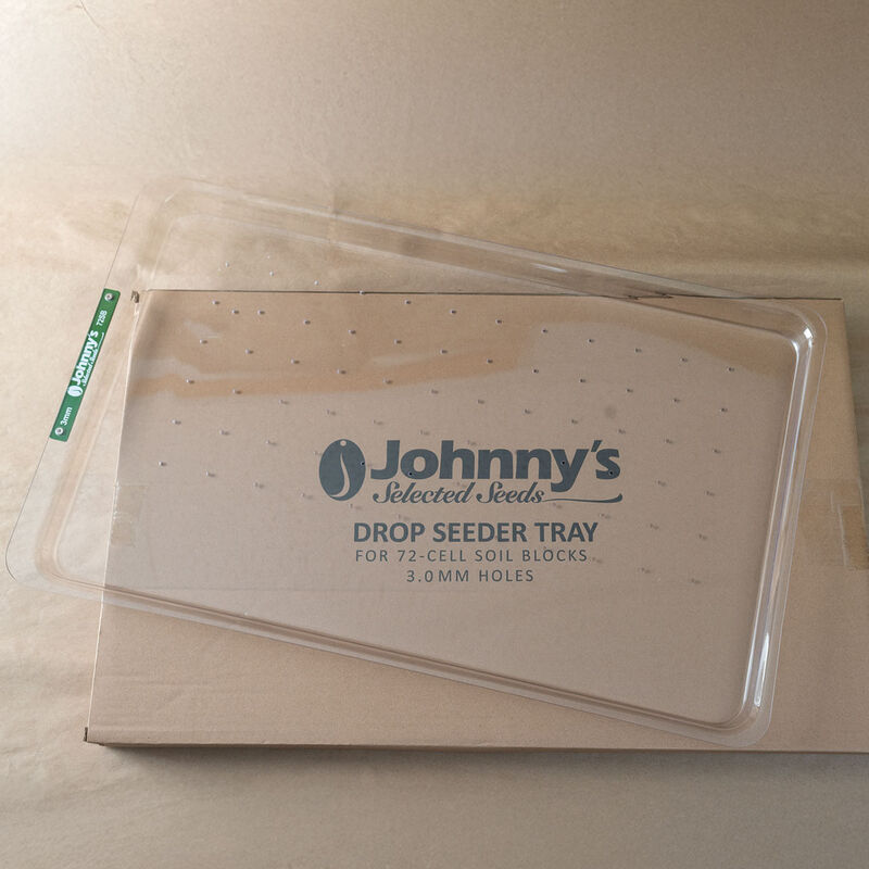 Replacement 72-Hole Tray for Soil Blocks &ndash; 3 mm Holes Drop Seeders