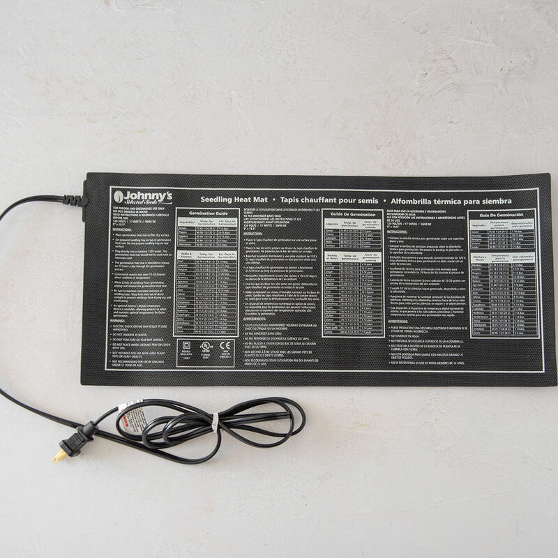 Johnny's Seedling Heat Mat &ndash; 9" x 19.5" Seedling Heat Mats