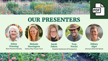 U-Pick Flowers Webinar Slide Deck PDF